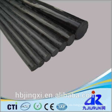Hoja / tablero / Rod plásticos rígidos del PVC negro